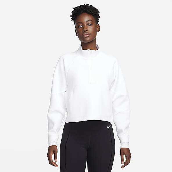 Womens White Hoodies Pullovers. Nike